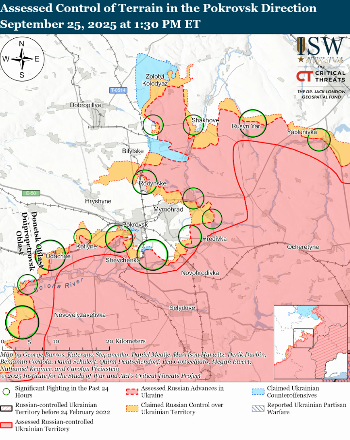 Росія перегруповує сили для наступу на кількох напрямках фронту, але є "нюанс": в ISW вказали на проблеми агресора. Карта