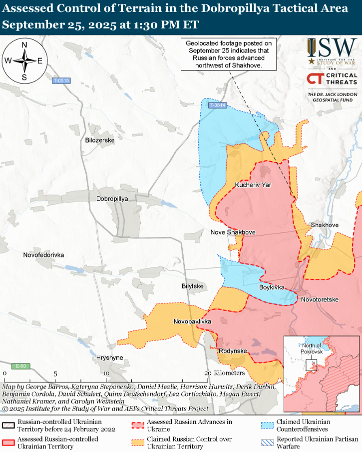 Росія перегруповує сили для наступу на кількох напрямках фронту, але є "нюанс": в ISW вказали на проблеми агресора. Карта