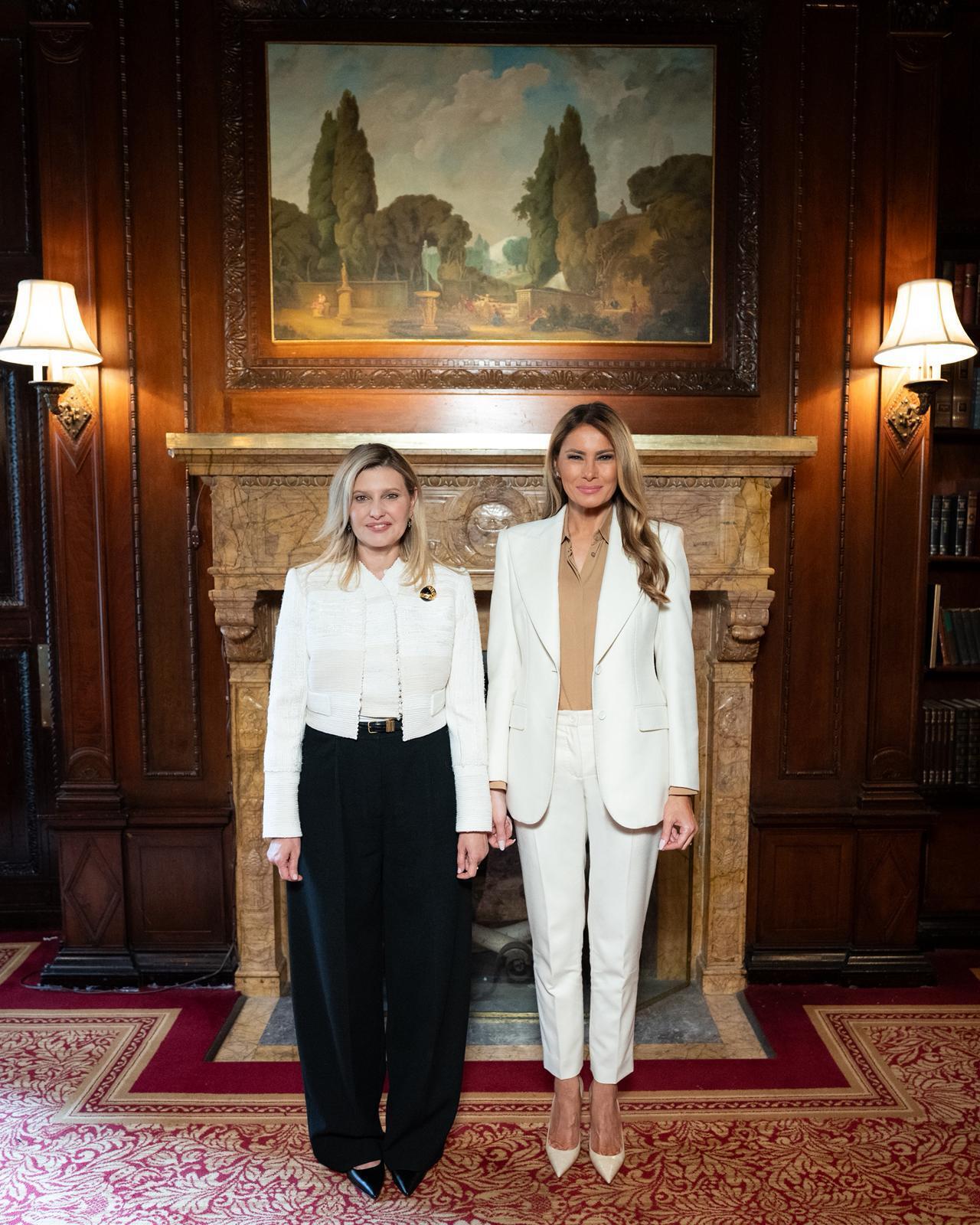 "Наші стосунки можна розвивати". Олена Зеленська поділилася враженнями від зустрічі з Меланією Трамп