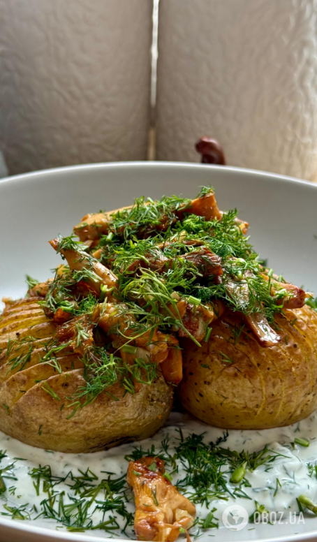 Ароматный запеченный картофель с лисичками: как приготовить вкусное осеннее блюдо