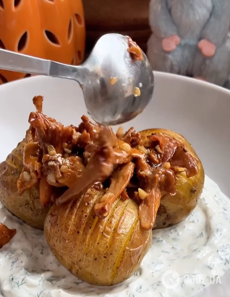 Ароматный запеченный картофель с лисичками: как приготовить вкусное осеннее блюдо