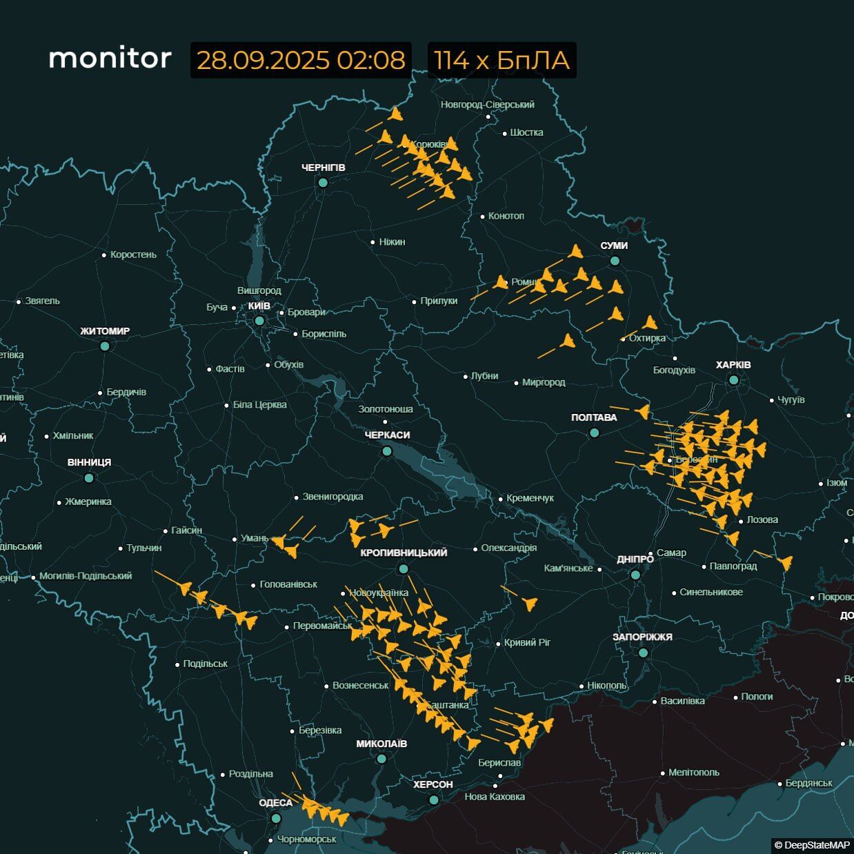 Украина пережила самую массированную воздушную атаку за год: враг запустил сотни "Шахедов", "Кинжалы" и ракеты с Ту-95МС. Все детали, фото и видео