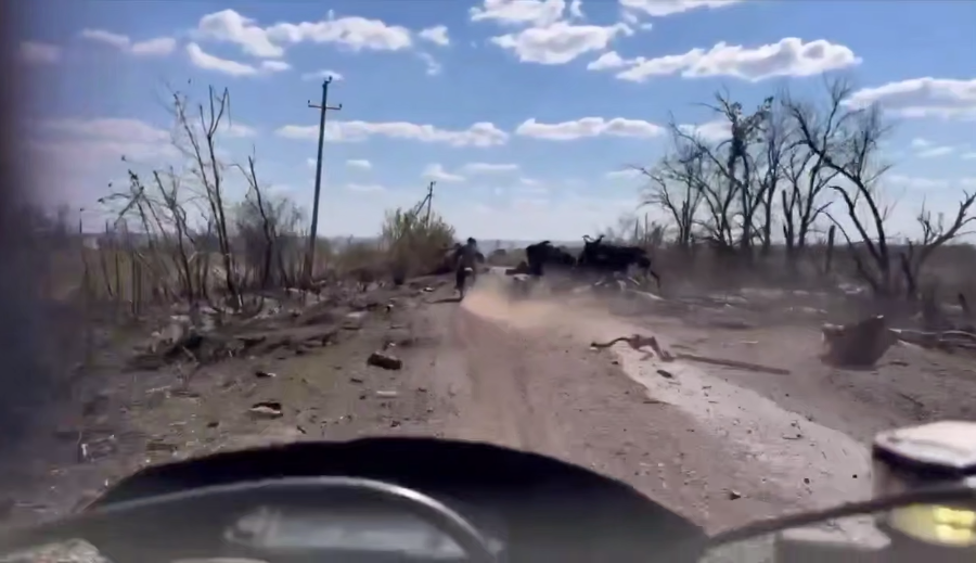На Донеччині ЗСУ розгромили понад 20 військових авто РФ. Відео