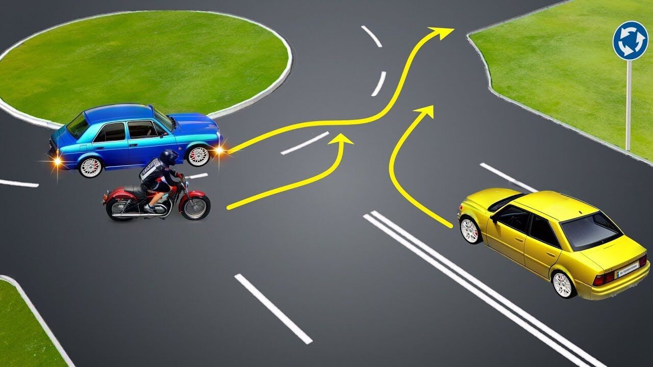 В якому порядку треба проїхати кругове перехрестя? Тест із ПДР