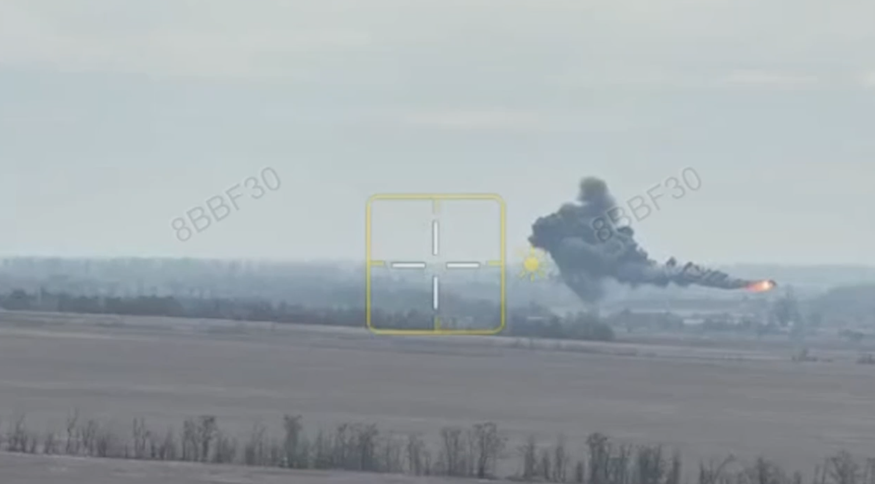 Українські воїни знищили російський гелікоптер Мі-28 за допомогою FPV-дрона Shrike: момент потрапив на відео