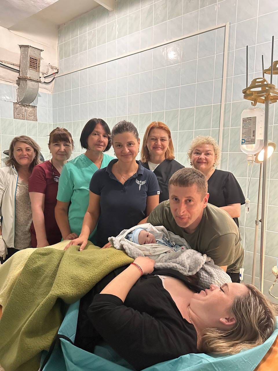 В Калуше во время российской атаки в укрытии роддома родились двое детей. Фото