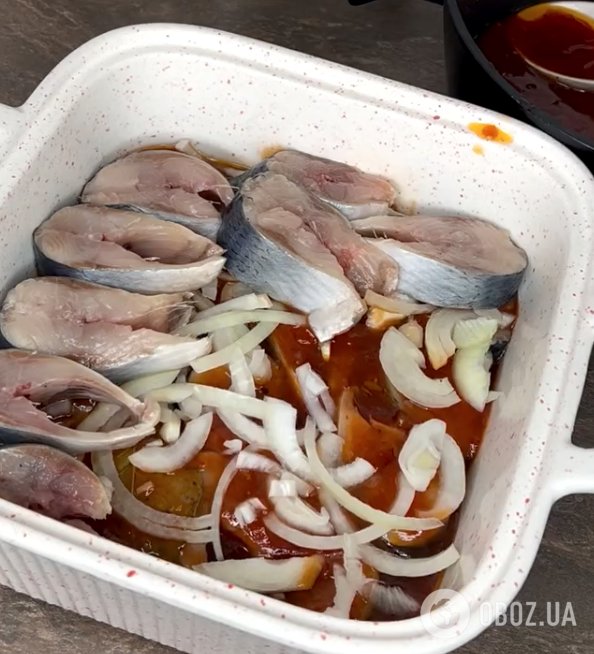 Сельдь с луком