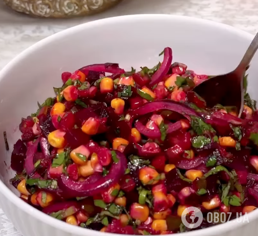 Вкусный салат из свеклы
