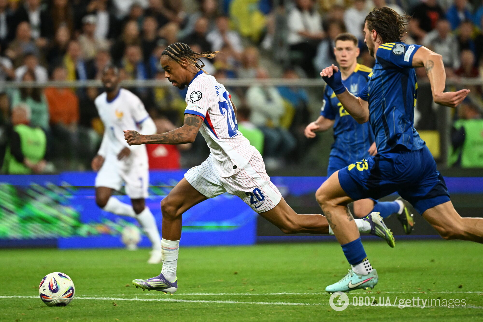 Украина проснулась во втором тайме и испытала штангу, но проиграла Франции стартовый матч отбора на ЧМ-2026