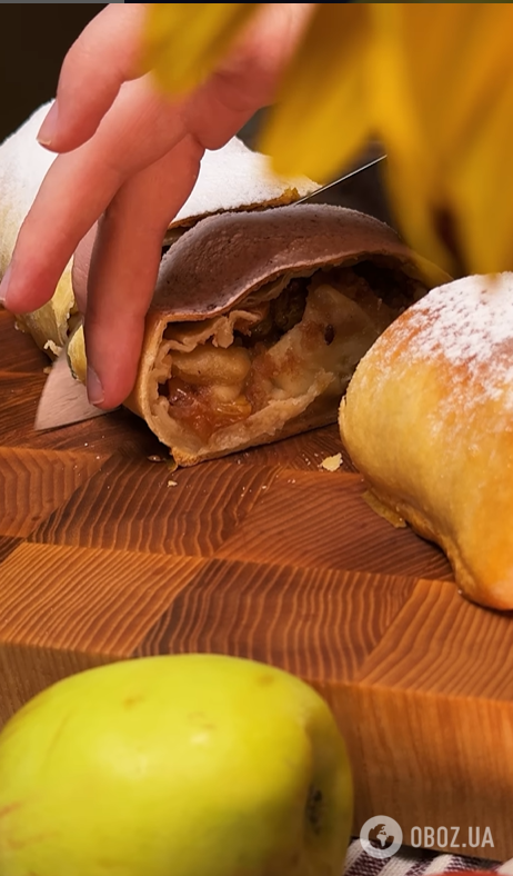 Минимум теста и максимум начинки: как приготовить вкусный домашний штрудель с яблоками