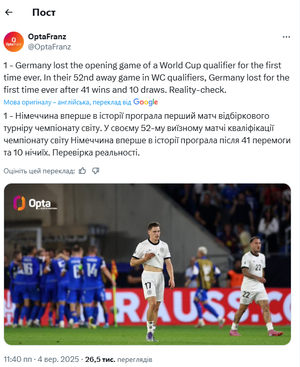 Впервые в истории! В отборе ЧМ-2026 произошла грандиозная сенсация. Видео