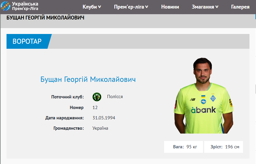 Голкипера сборной Украины выгнали из клуба Саудовской Аравии и вернули в Житомир