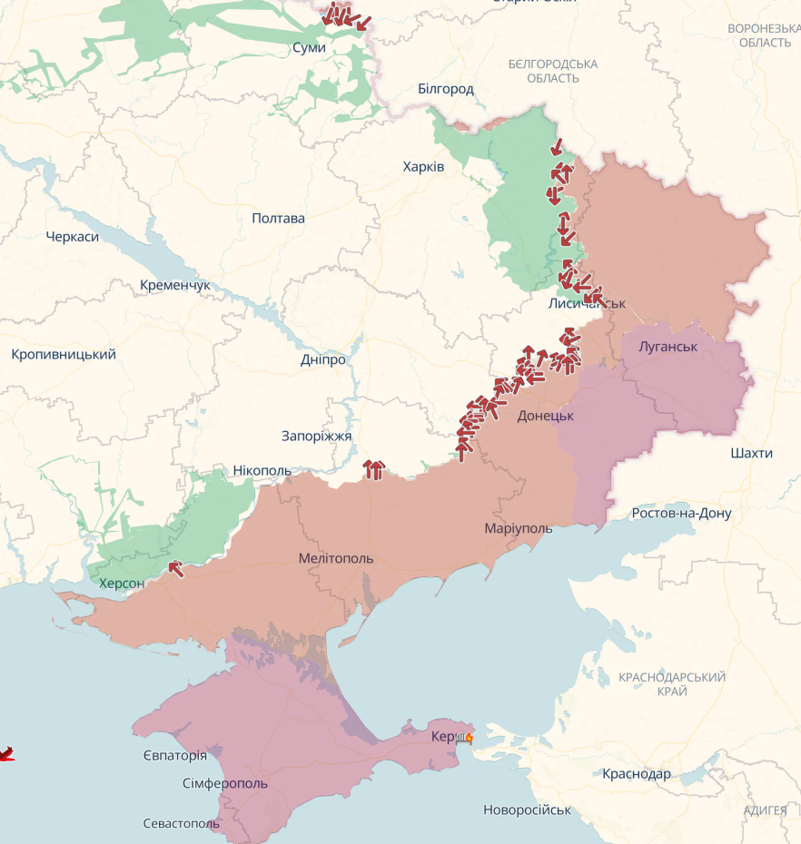 Россия держит около 700 тысяч военных в Украине: в разведке сказали, где больше всего