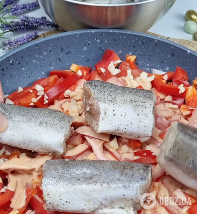 Рыба с овощами