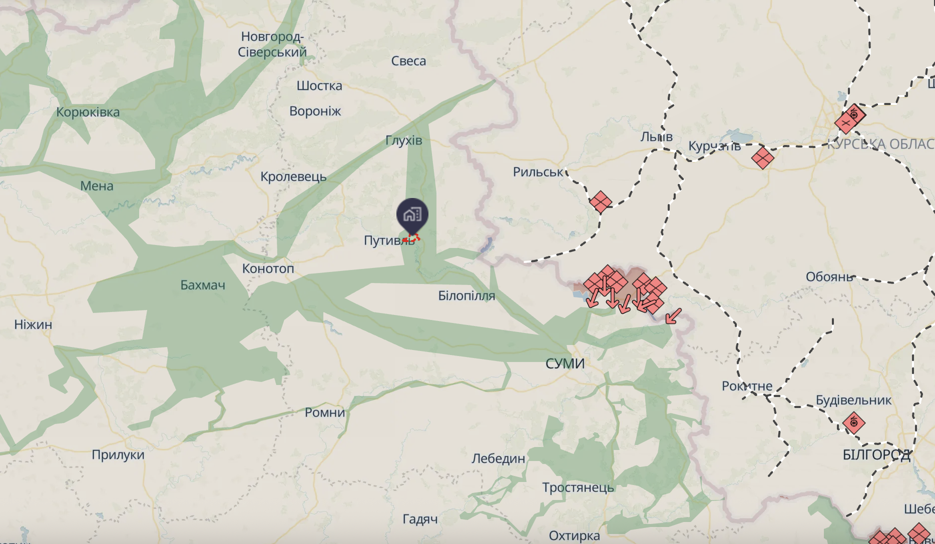 Росіяни атакували Путивль на Сумщині: загинула жінка, серед сімох поранених є дитина