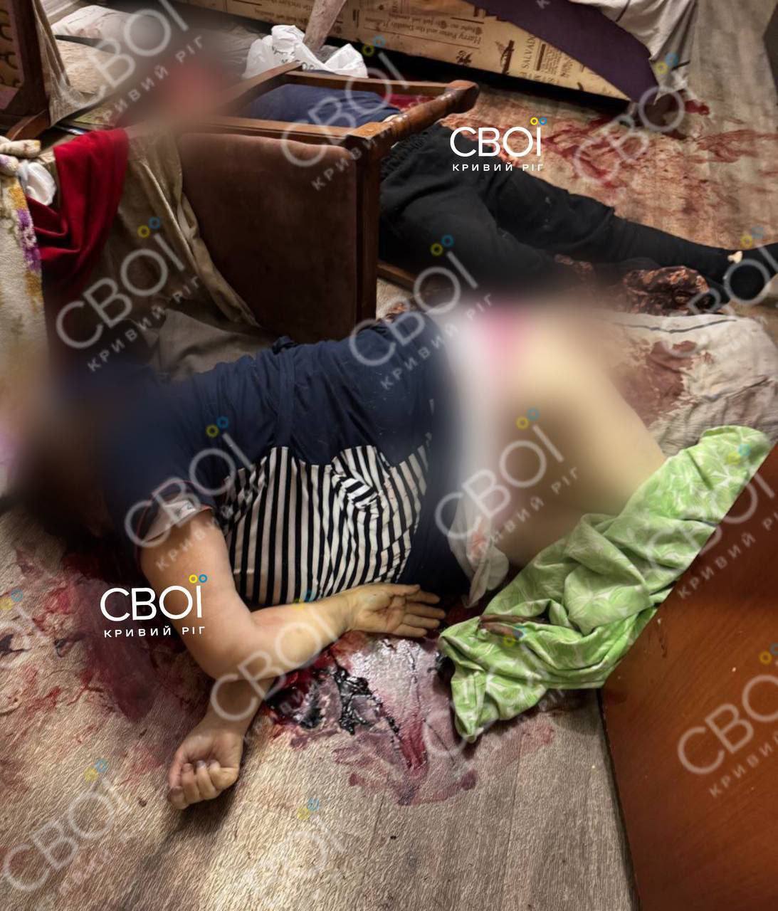 Нанес 27 ударов на двоих: в Кривом Роге внук жестоко убил бабушку и дедушку. Фото 18+