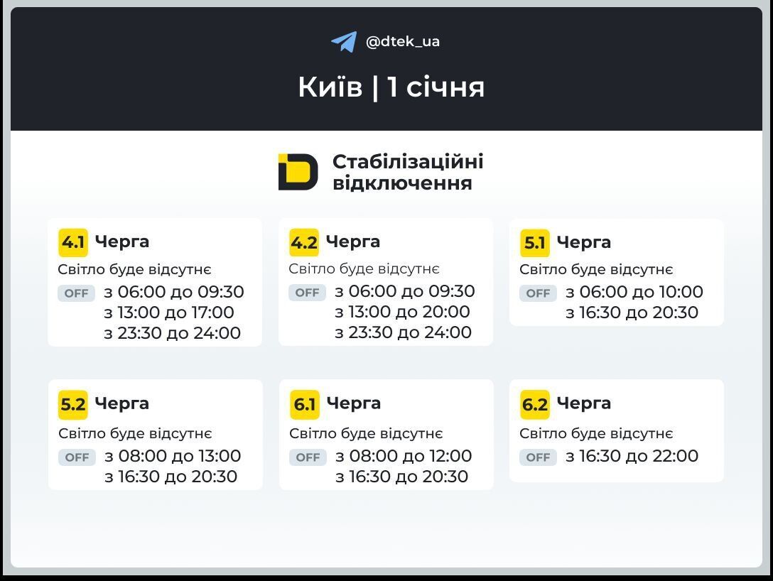 Графік в Києві