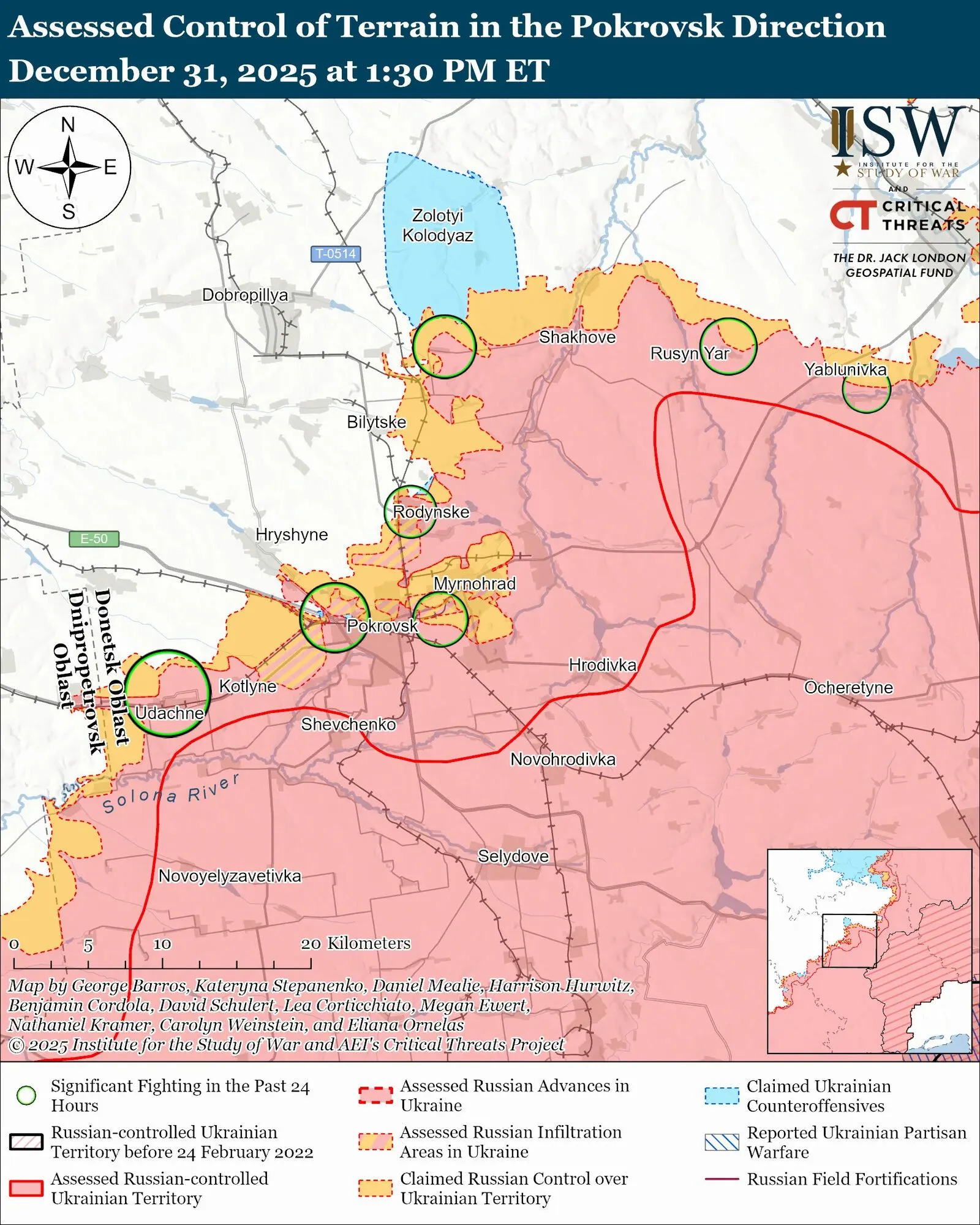 Украинские войска продвинулись на западе Запорожской области, оккупанты – в районе Покровска: анализ ISW