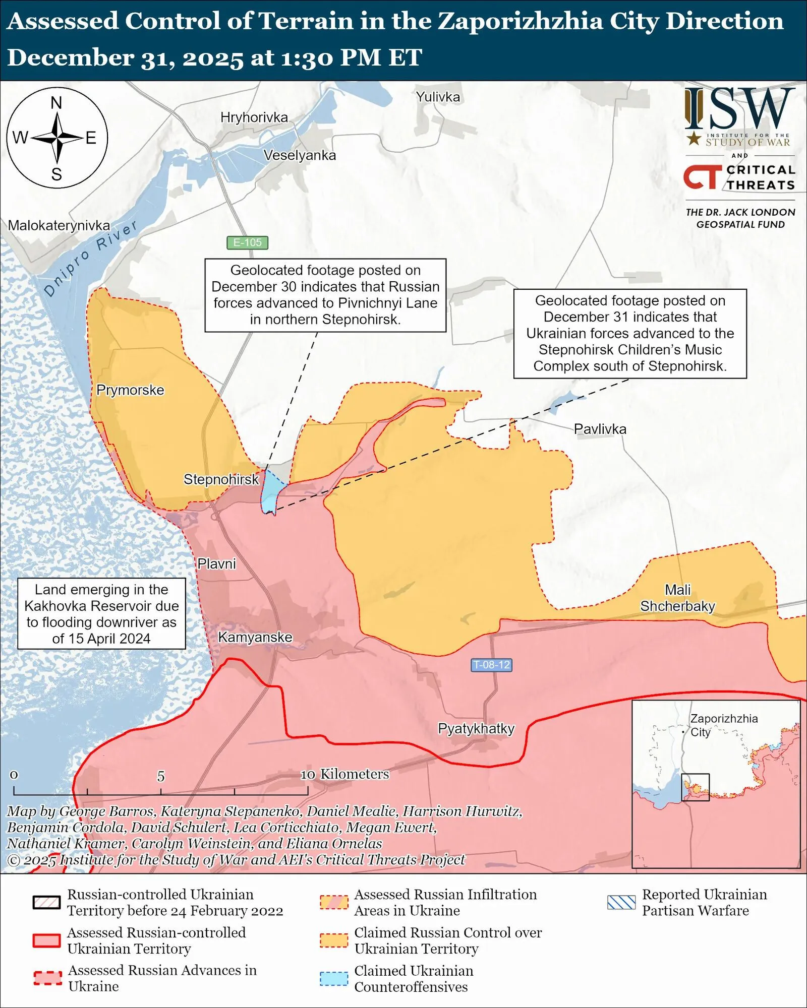Украинские войска продвинулись на западе Запорожской области, оккупанты – в районе Покровска: анализ ISW