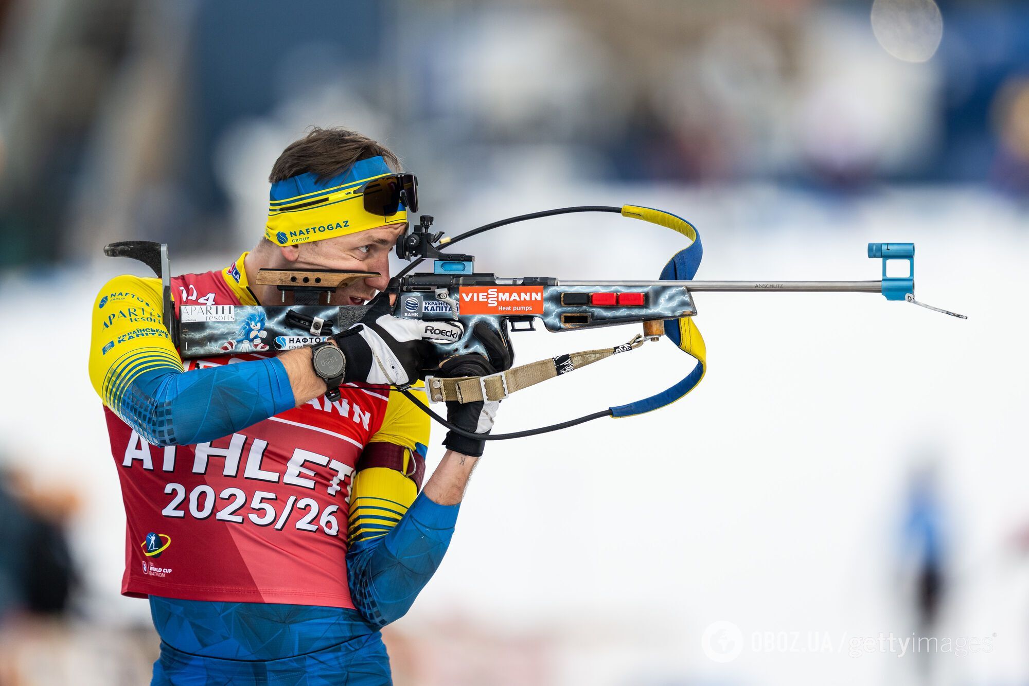 Чемпион Украины по биатлону не смог стартовать в гонке Кубка мира в Оберхофе. Фотофакт