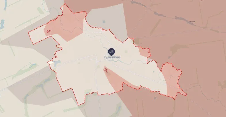 Тривають бої між штурмовиками: у ЗСУ розповіли про ситуацію у Гуляйполі. Карта