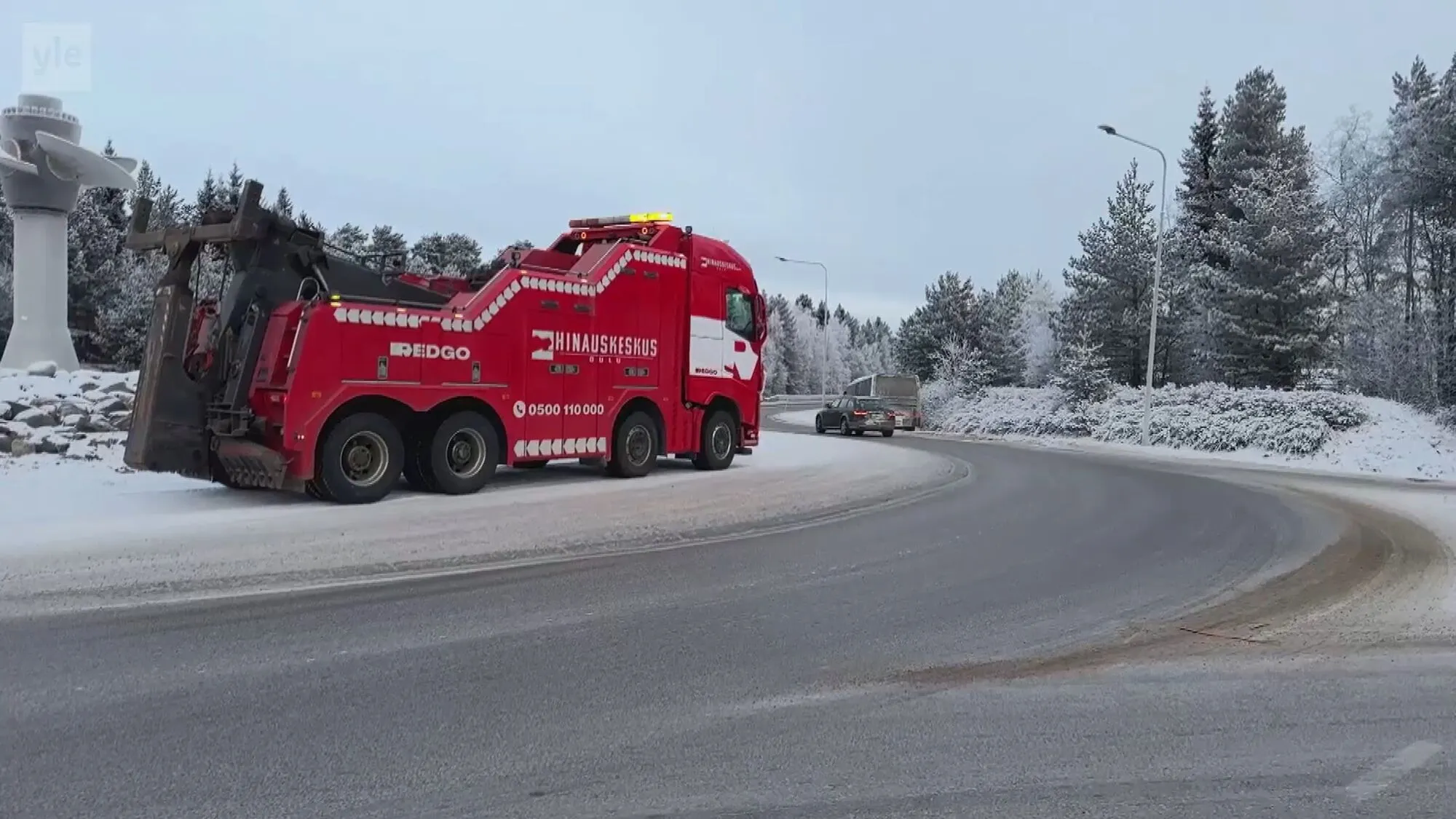 У Фінляндії український автобус із пасажирами з'їхав у кювет: подробиці