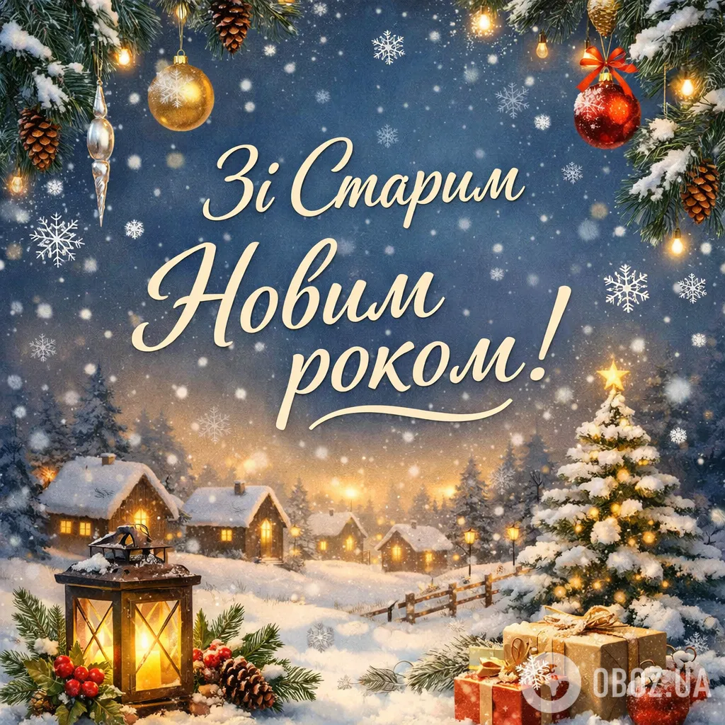 Із Старим Новим роком: теплі привітання