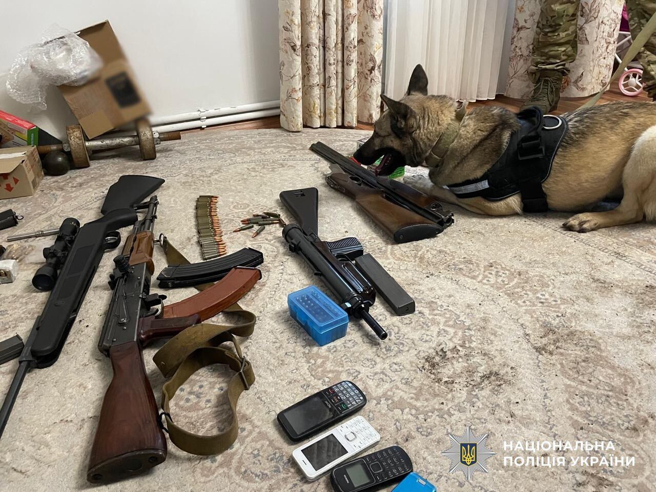 Мешканець Київщини організував "бізнес" із продажу зброї: вилучено цілий арсенал. Подробиці, фото та відео