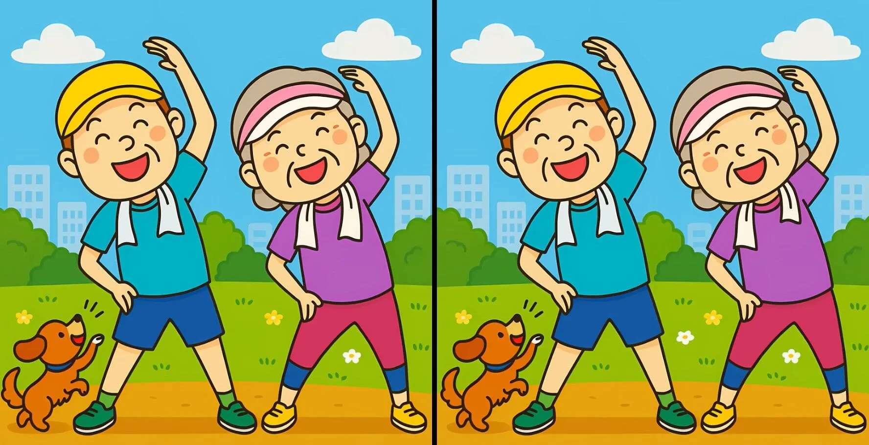 Знайдіть три відмінності: весела головоломка