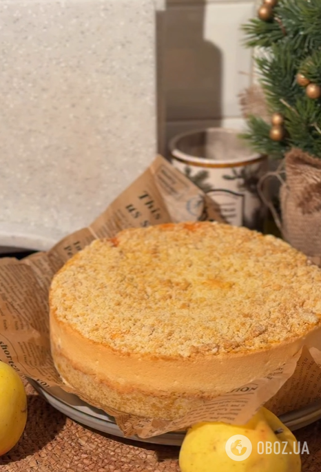 Вкусный торт с яблоками к чаю: рецепт на песочном тесте