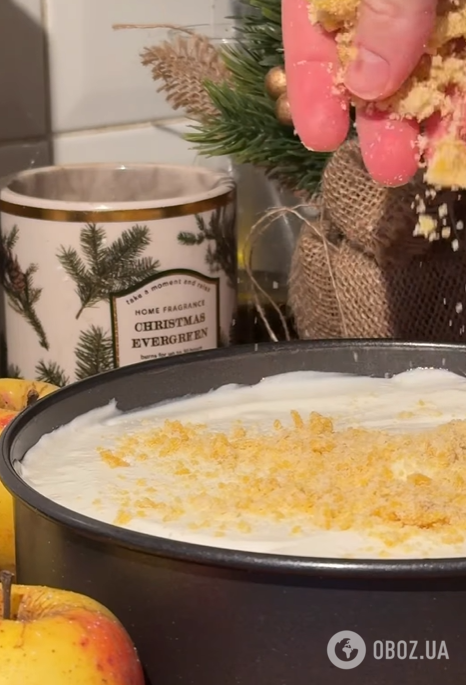 Вкусный торт с яблоками к чаю: рецепт на песочном тесте