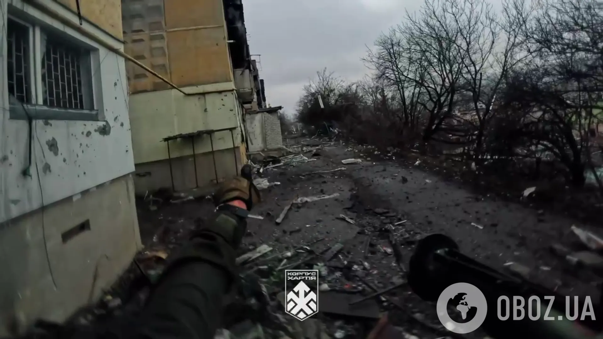 Воїни "Хартії" зачистили від окупантів будівлю міської ради Куп'янська. Відео