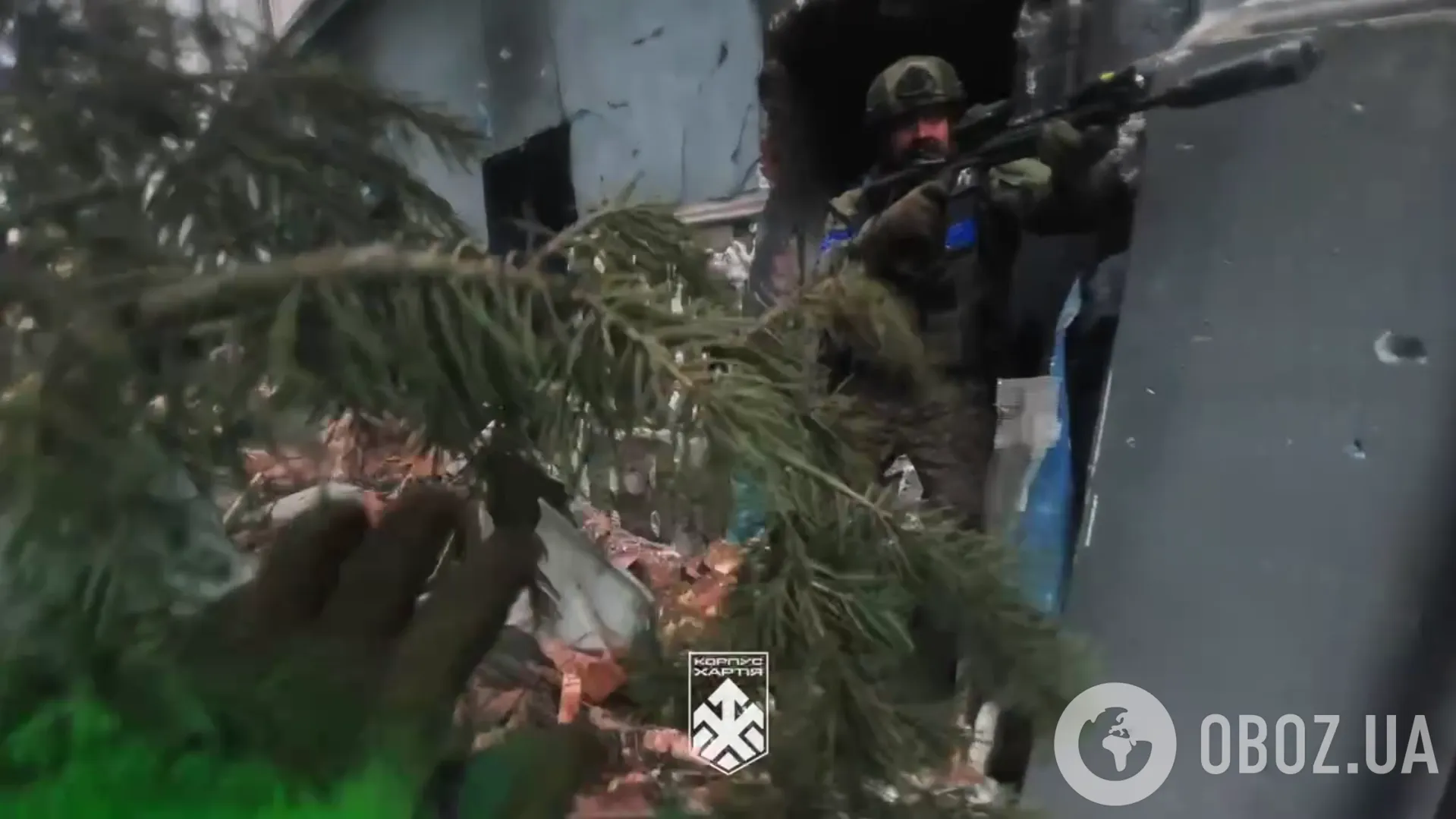 Воїни "Хартії" зачистили від окупантів будівлю міської ради Куп'янська. Відео