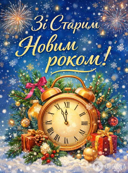 Із Старим Новим роком: теплі привітання