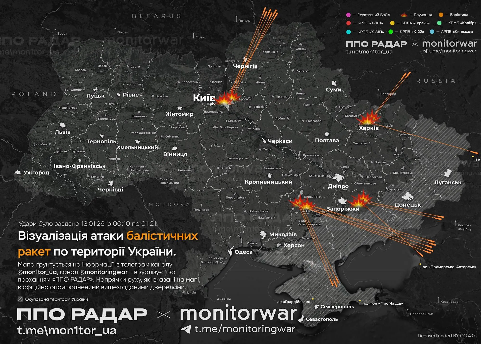 РФ атакует Украину баллистикой и БПЛА: взрывы прогремели в ряде регионов, есть жертвы и пострадавшие