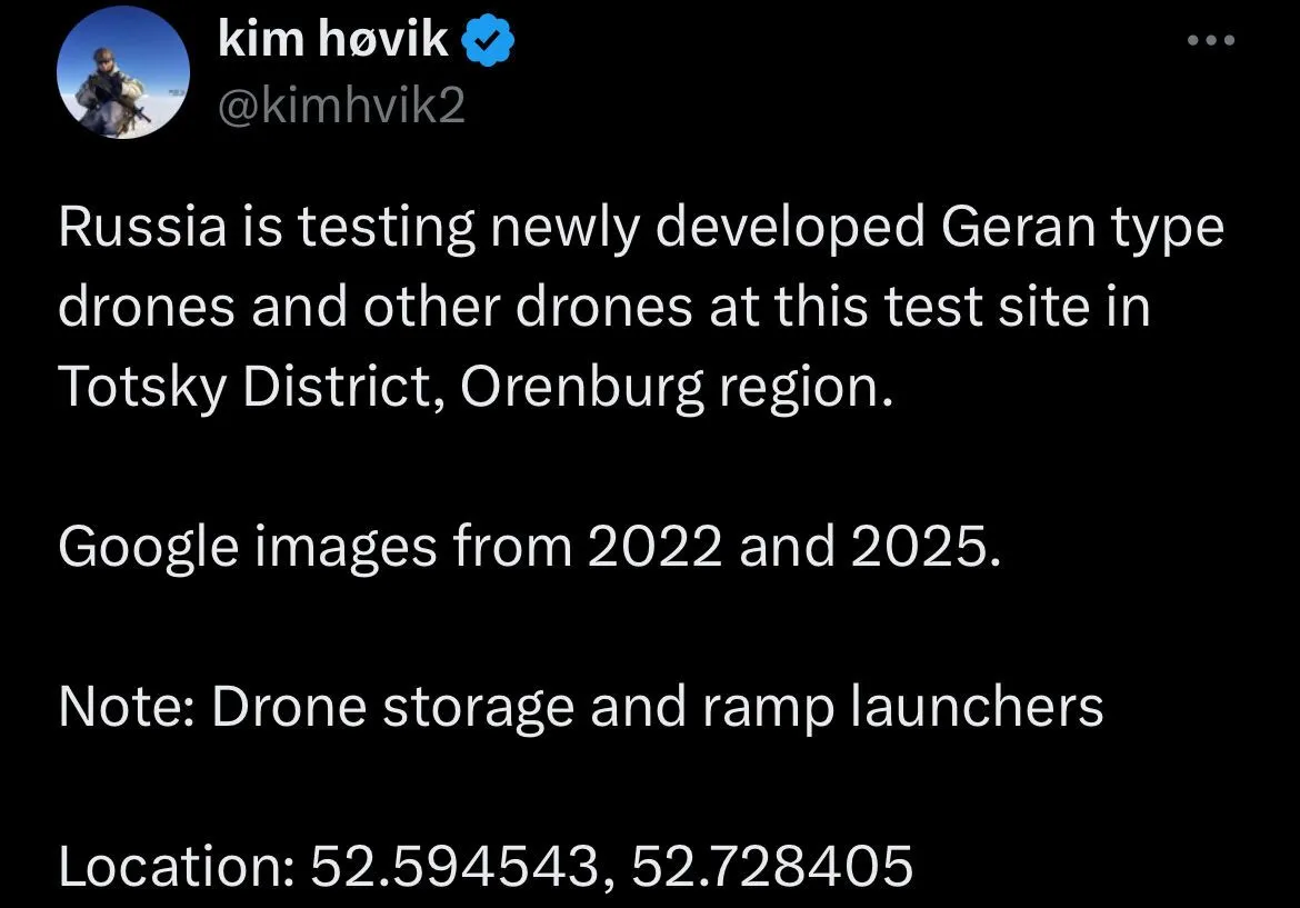 Росія облаштувала військовий полігон для тестування ударних дронів неподалік від кордону з Казахстаном: спливли подробиці. Фото