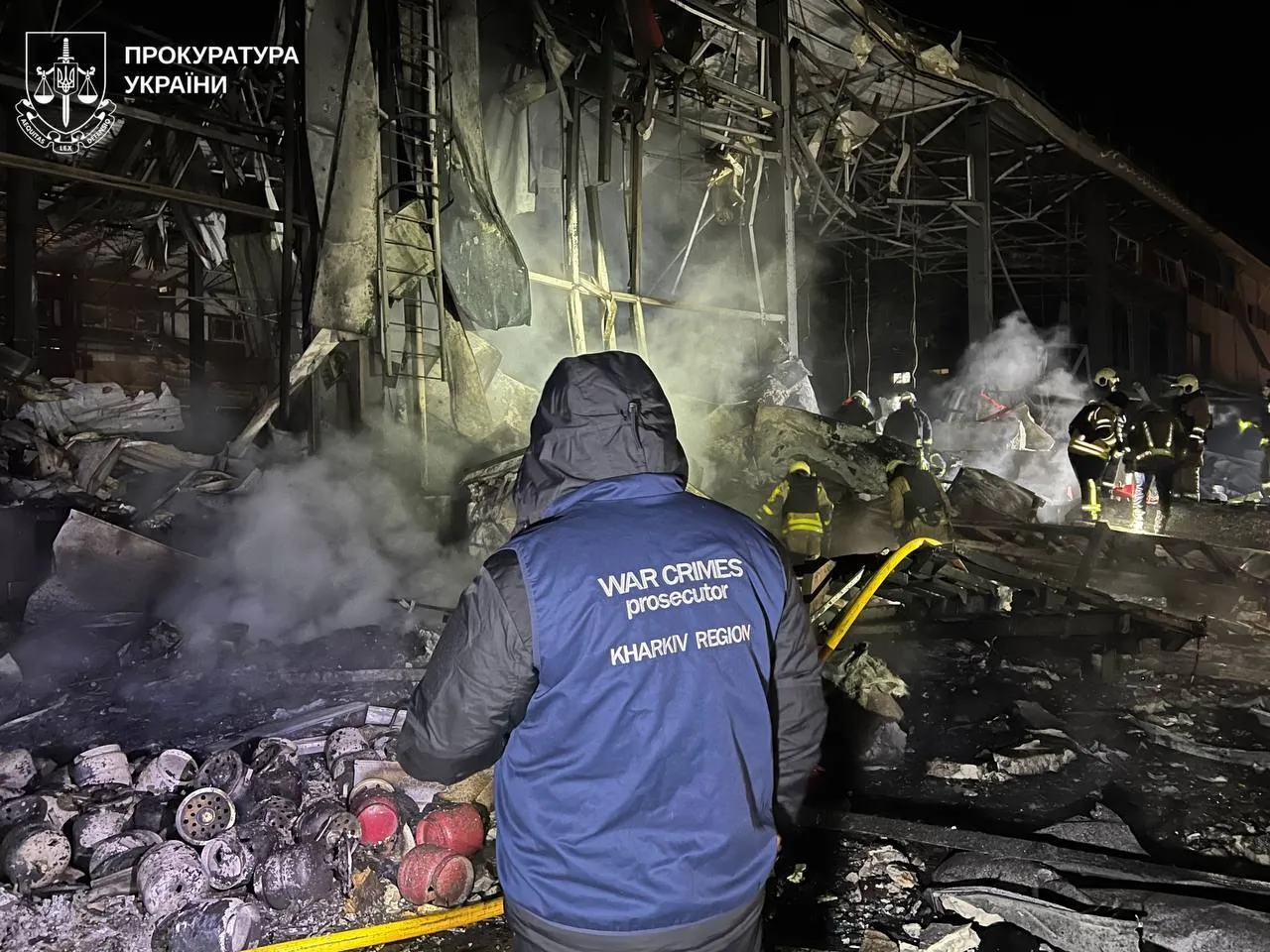 Росія ударом по передмістю Харкова вбила чотирьох людей, ще шестеро дістали поранення. Фото