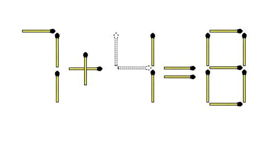 Хитра головоломка з сірниками: знайдіть 2 відповіді