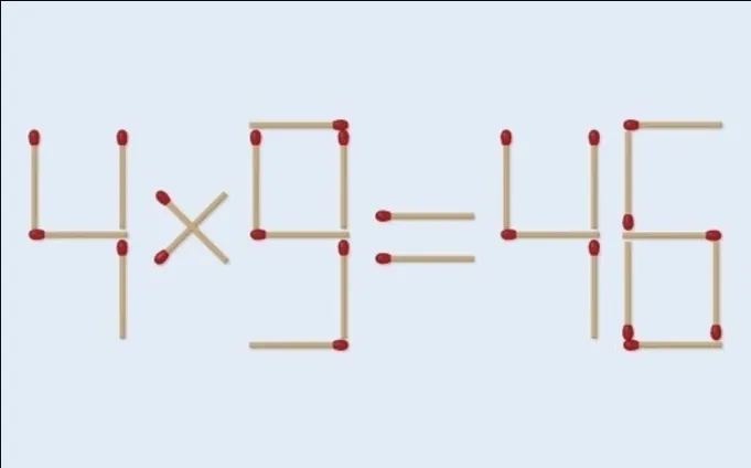 Пересуньте 2 сірники: головоломка для найрозумніших