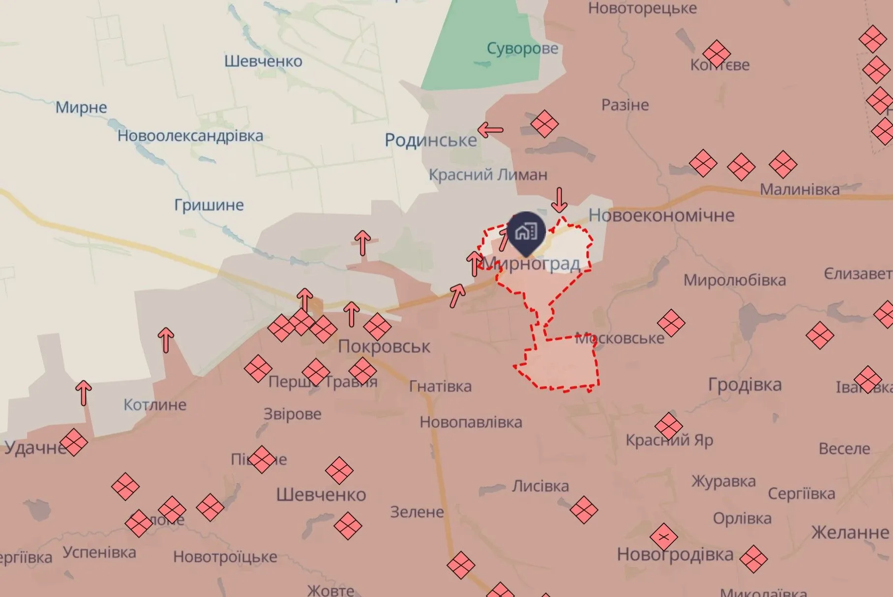 Російські військові посилили спроби просочитися в північну частину Покровська: ЗСУ відбивають штурми