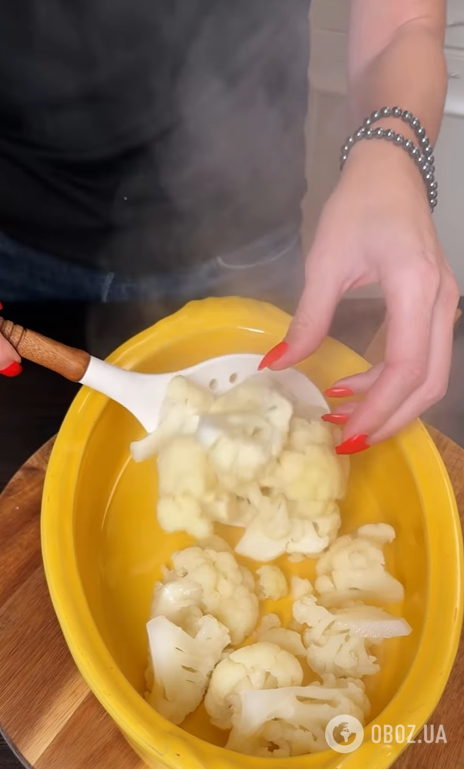 Як смачно приготувати цвітну капусту в духовці: додайте багато твердого сиру