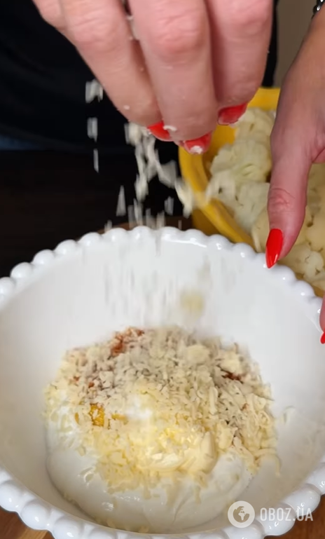 Як смачно приготувати цвітну капусту в духовці: додайте багато твердого сиру