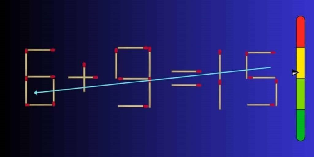 Як перемістити сірник, щоб рівняння стало правильним: головоломка