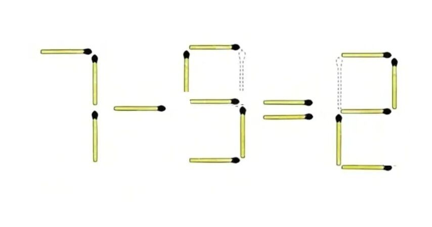 Пересуньте 3 сірники: непроста головоломка