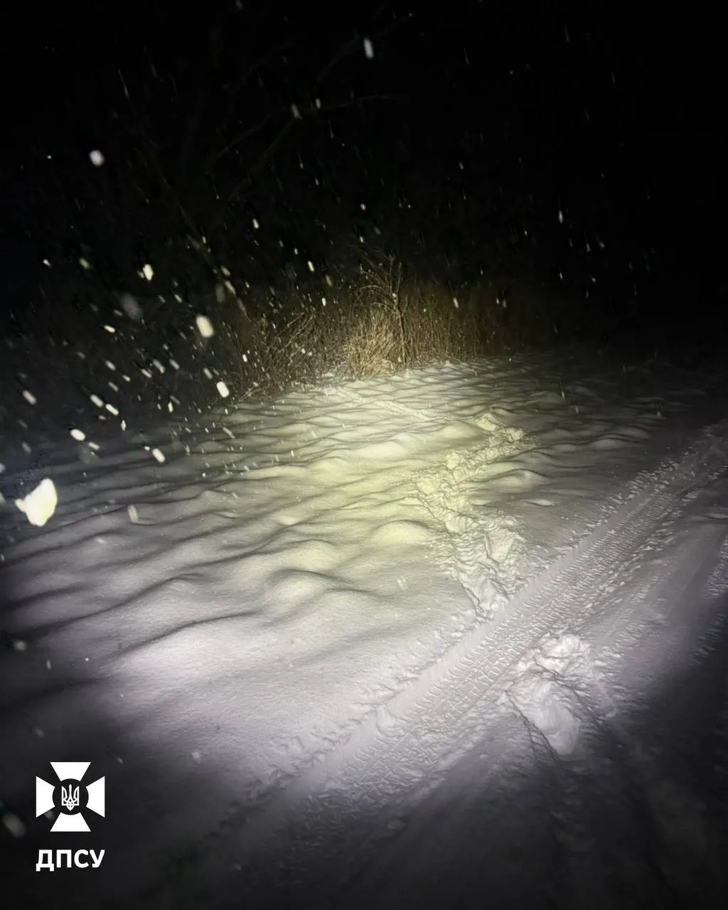 Пытался незаконно перейти Прут: пограничники спасли нарушителя, который провалился под лед. Фото