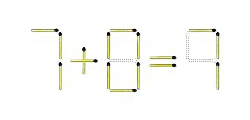 Пересуньте 3 сірники: непроста головоломка