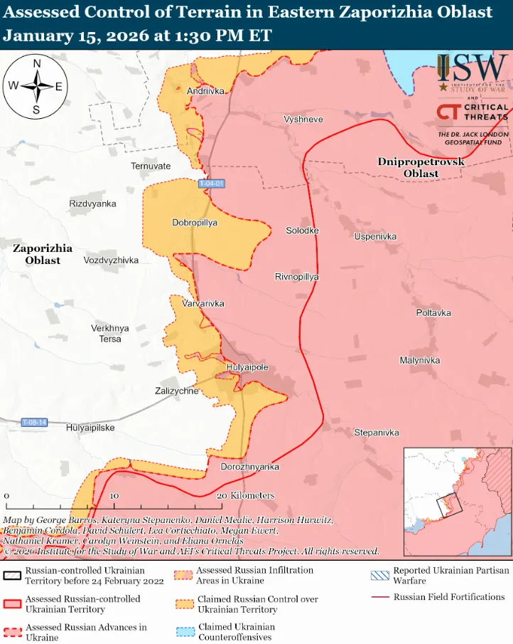 Українські війська просунулися поблизу Куп'янська, Слов'янська та на тактичному напрямку Костянтинівка-Дружківка – ISW