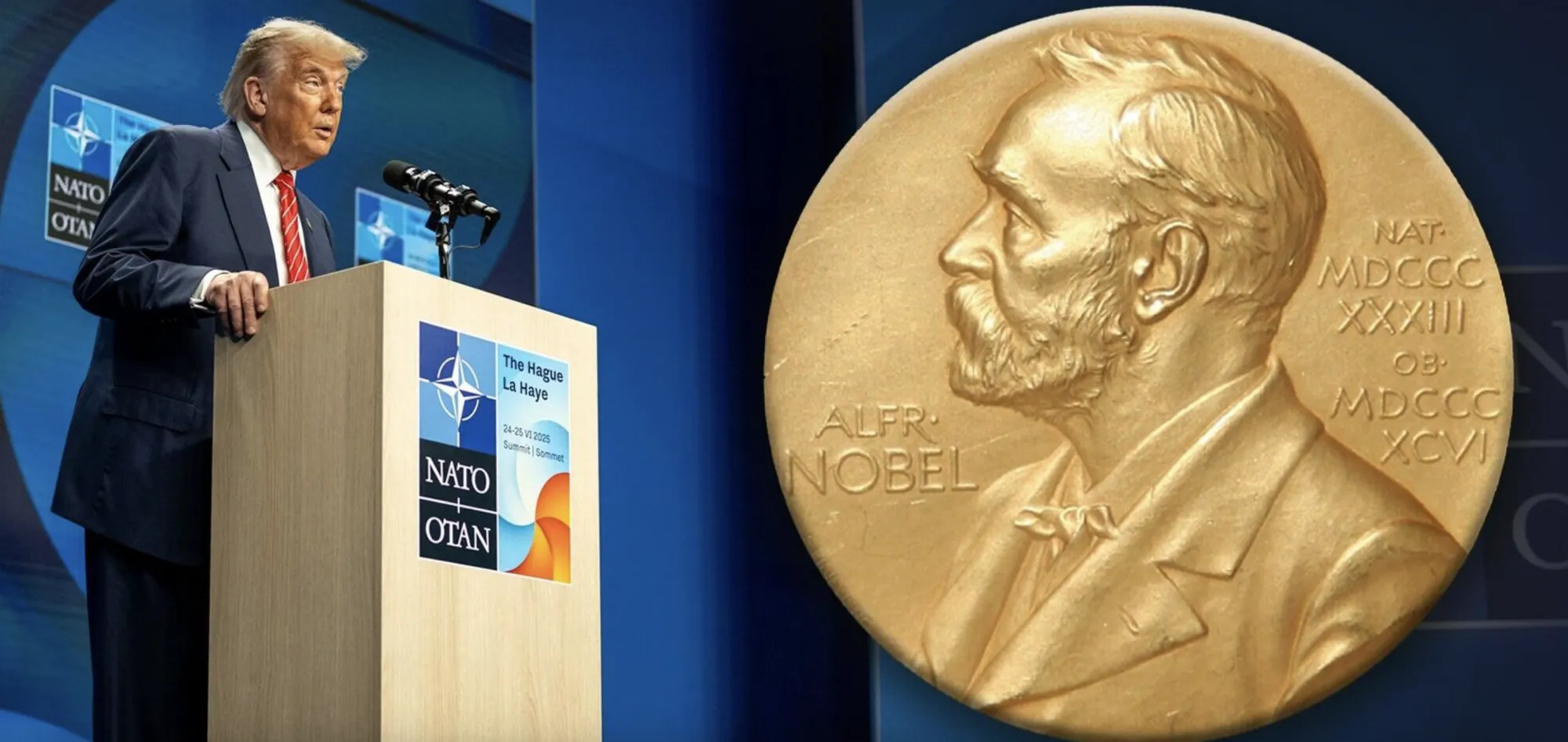 "Ніхто в історії не заслуговує на неї більше": Трамп пояснив, навіщо йому чужа Нобелівська премія. Відео