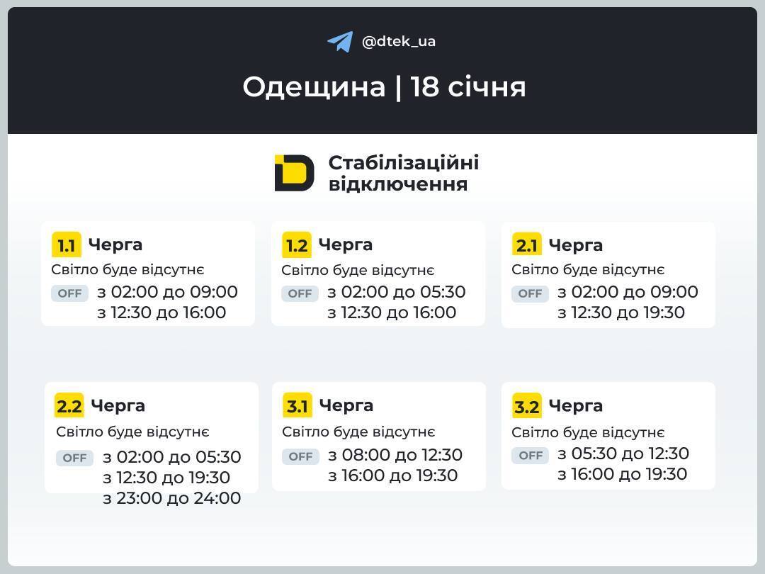 Отключения света затронут каждого: в "Укрэнерго" обнародовали графики на 18 января