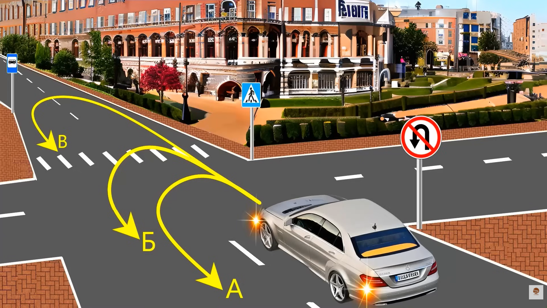 Як правильно розвернутися? Тест на знання ПДР